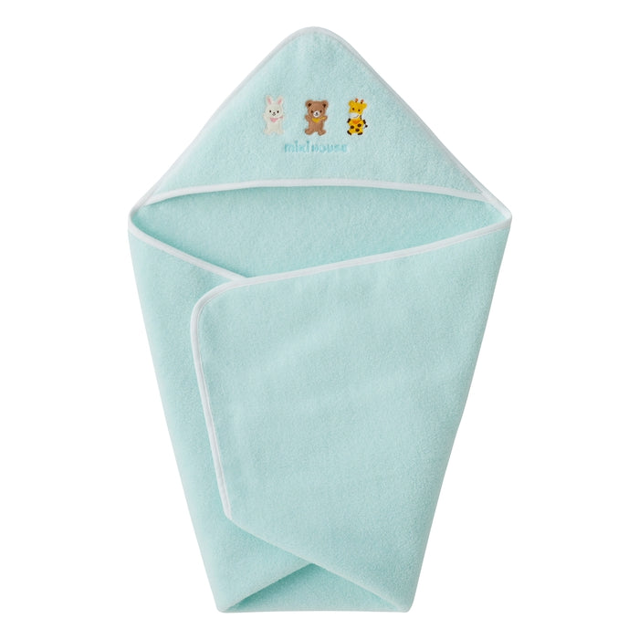 【日本製】MIKI HOUSE 無撚紗 嬰兒浴巾 80×80cm 正方形 純棉 彌月送禮 3色