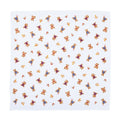 【日本製】MIKI HOUSE 小熊圖案 抗菌抗病毒 Pure Veil 紗布浴巾 90×90cm 彌月送禮 米色