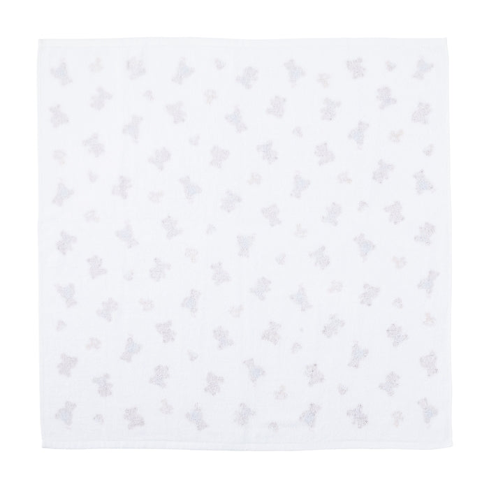 【日本製】MIKI HOUSE 小熊圖案 抗菌抗病毒 Pure Veil 紗布浴巾 90×90cm 彌月送禮 米色