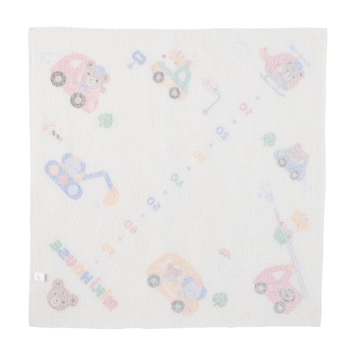 【日本製】MIKI HOUSE Puchi & Usako 身高尺 紗布浴巾 90×90cm 成長紀錄 彌月送禮 2色