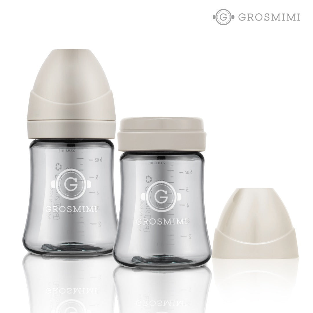 Grosmimi PPSU Dark Series 奶瓶雙支裝 200ml