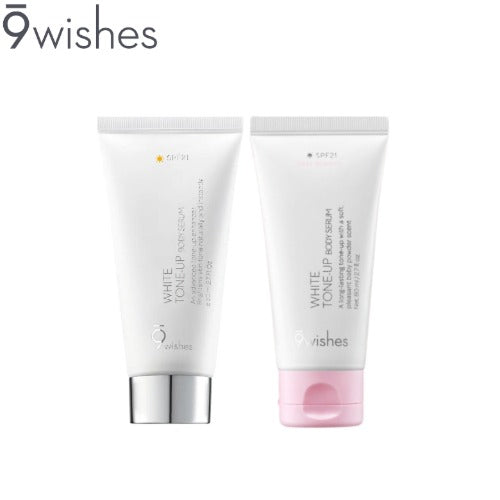 9WISHES White Tone-up Body Serum Baby Powder