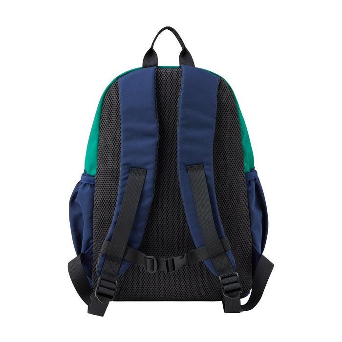 MIKI HOUSE DOUBLE_B 900D耐磨 大容量背囊 18L 雙向拉鍊 胸扣 前袋 大人小朋友適用 2色
