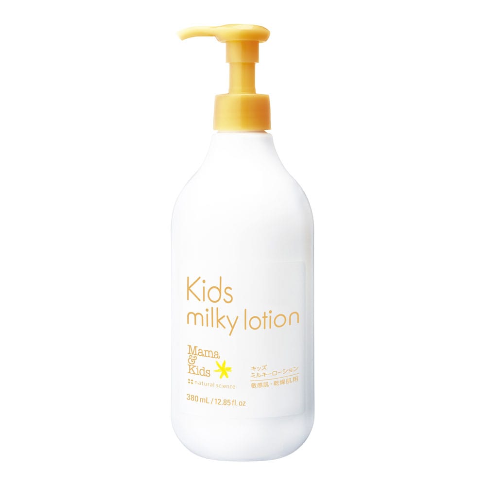 【日本製】MAMA&KIDS 兒童全身保濕乳液 3歲起 無香料 200ml／380ml 2款