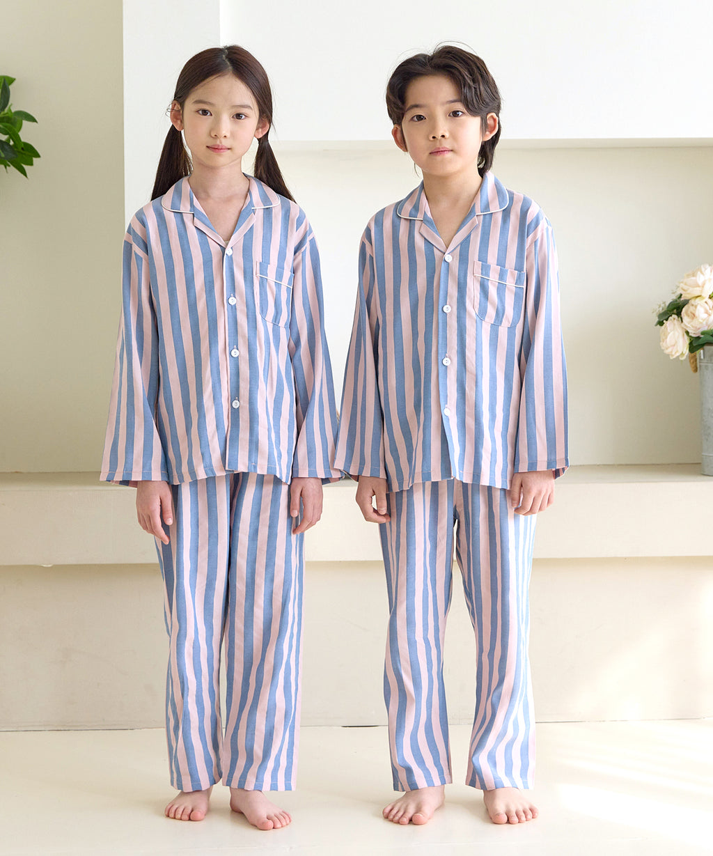 【韓國製】Pinkoko / 핑코코 147 인디핑 長袖 睡衣套裝