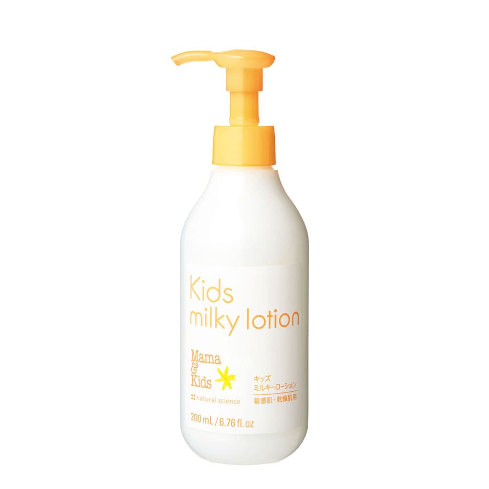 【日本製】MAMA&KIDS 兒童全身保濕乳液 3歲起 無香料 200ml／380ml 2款