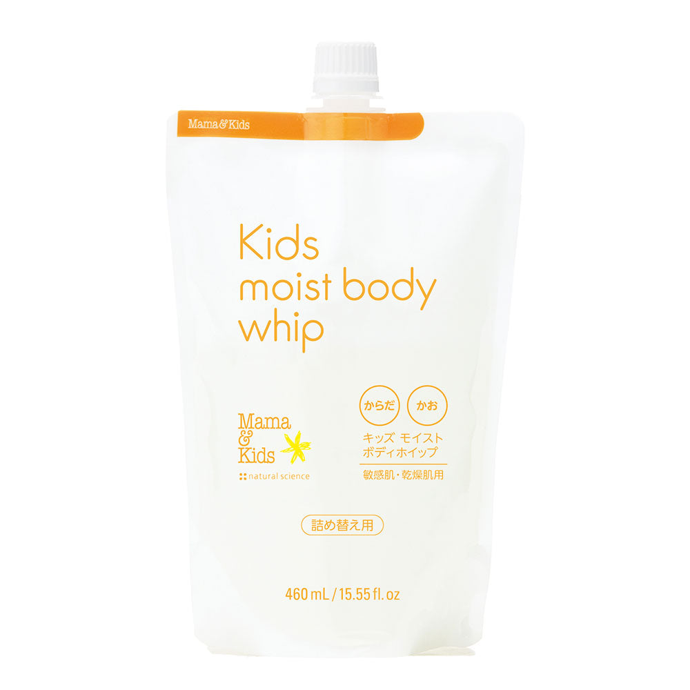 【日本製】MAMA&KIDS 兒童臉部及身體泡沫沐浴露 補充裝 460ml