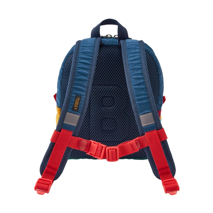 【日本製】MIKI HOUSE DOUBLE_B DB HERO RANGERS 英雄刺繡 兒童背囊 4L 燈芯絨 胸扣 多色
