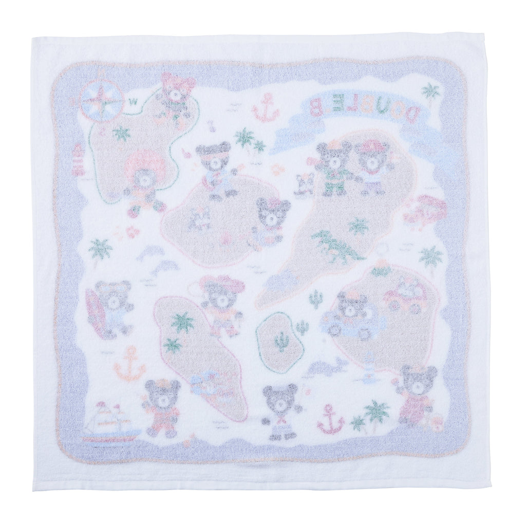 【日本製】MIKI HOUSE DOUBLE_B DB Boo! 嬰兒 紗布浴巾 90×90cm 正方形 彌月送禮 2色