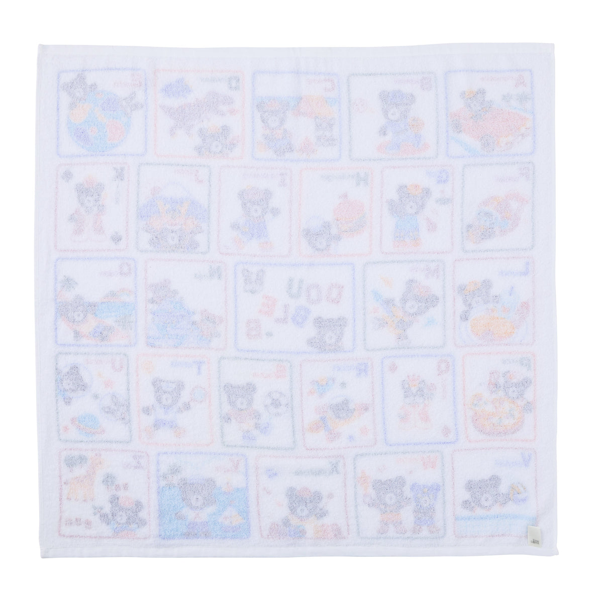 【日本製】MIKI HOUSE DOUBLE_B DB Boo! 嬰兒 紗布浴巾 90×90cm 正方形 彌月送禮 2色
