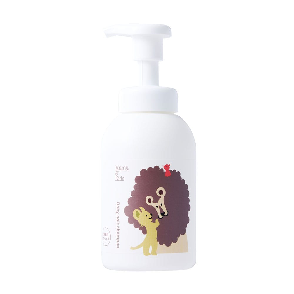 【日本製】MAMA&KIDS 嬰兒泡沫洗髮露 頭皮清潔 初生適用 無香料 370ml 3款