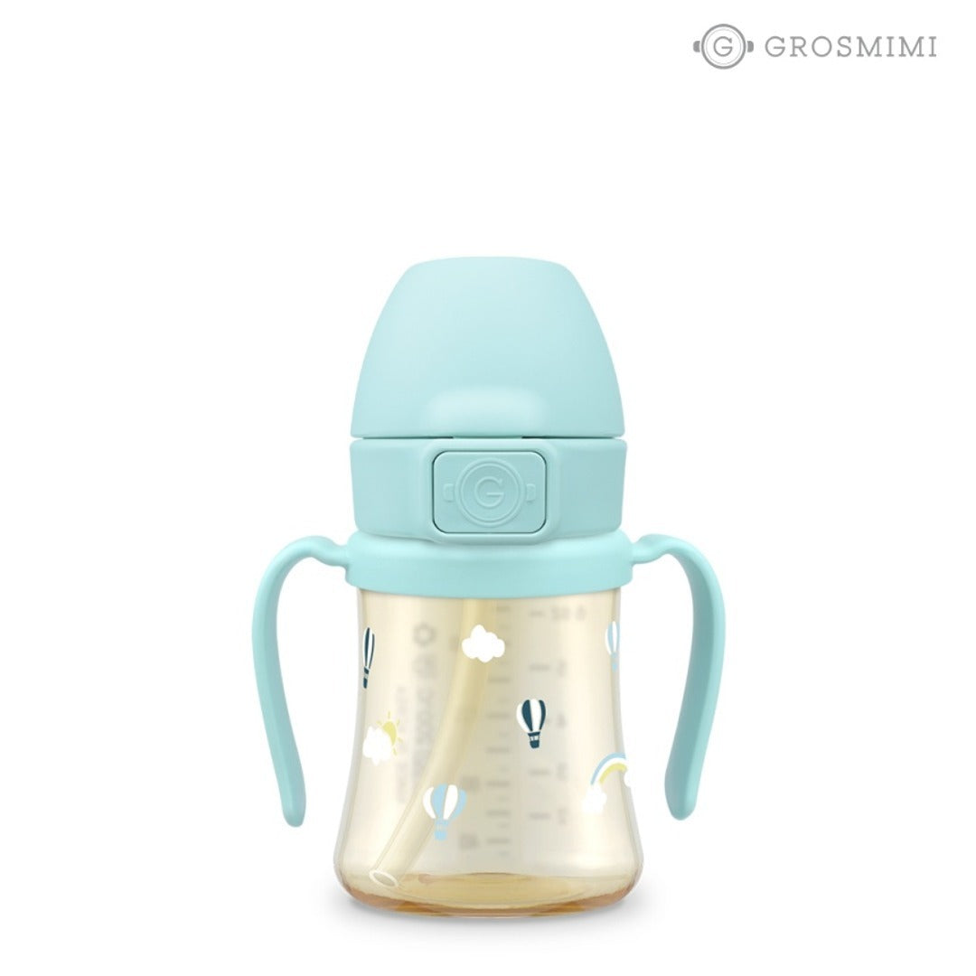 Grosmimi PPSU 吸管杯 天空氣球 Sky Balloon 200ml