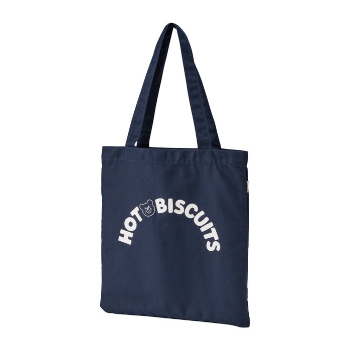 MIKI HOUSE HOT BISCUITS 拱形Logo 斜紋棉布 A4托特袋 購物袋 親子款 4色