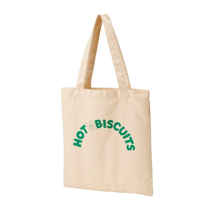 MIKI HOUSE HOT BISCUITS 拱形Logo 斜紋棉布 A4托特袋 購物袋 親子款 4色