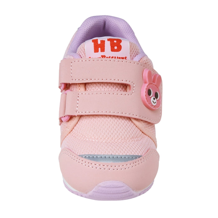 MIKI HOUSE HOT BISCUITS Beans・汽車・Cabbit 圖案網布第二階段學行鞋 反光條 輕量