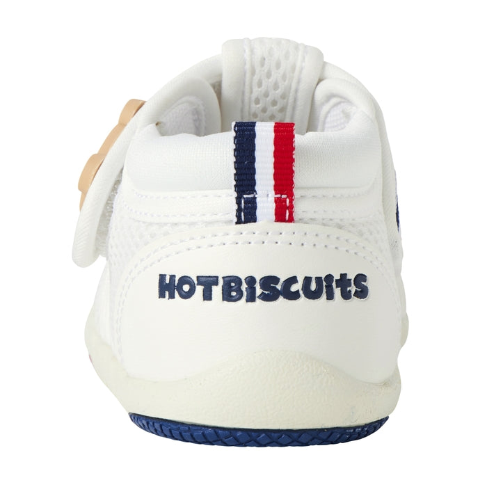 MIKI HOUSE HOT BISCUITS 去水孔BB涼鞋 夏日玩水鞋 雙層網布 包頭設計 魔術貼