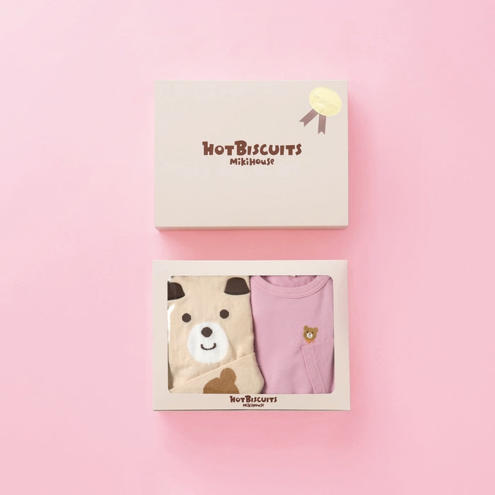 MIKI HOUSE HOT BISCUITS 長袖T恤及九分打底褲套裝禮盒 4色