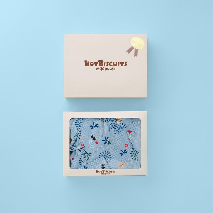 MIKI HOUSE HOT BISCUITS 甚平連身衣禮盒 3色