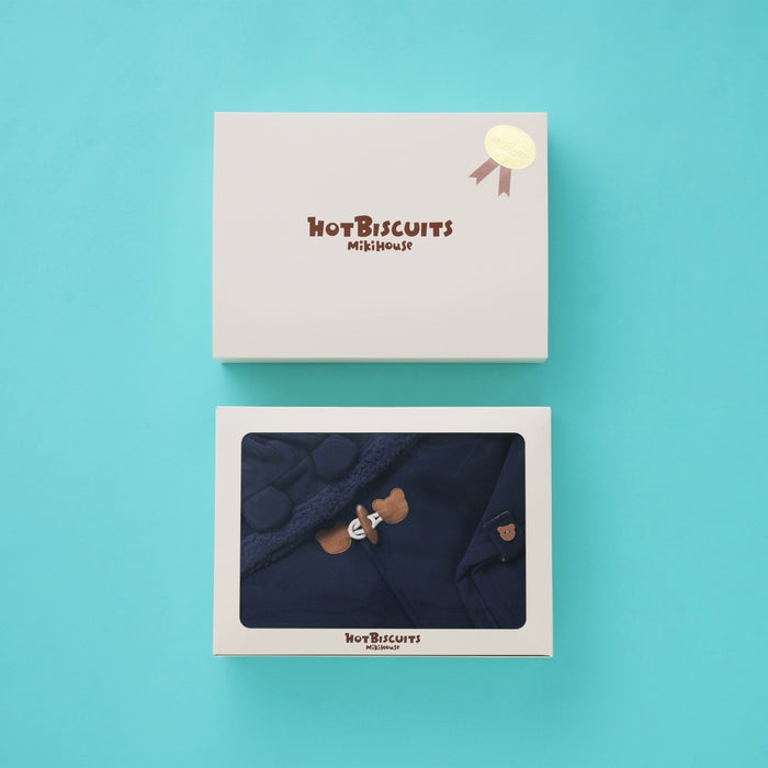MIKI HOUSE HOT BISCUITS 抓毛絨斗篷禮盒 3色