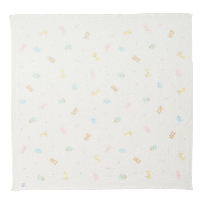 【日本製】MIKI HOUSE HOT BISCUITS 紗布浴巾 90×90cm 正方形 包巾 純棉 彌月送禮 4色