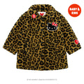 【韓國品牌／中國製】Bebedepino Hello Kitty 豹紋 毛毛大衣 BP64CT709