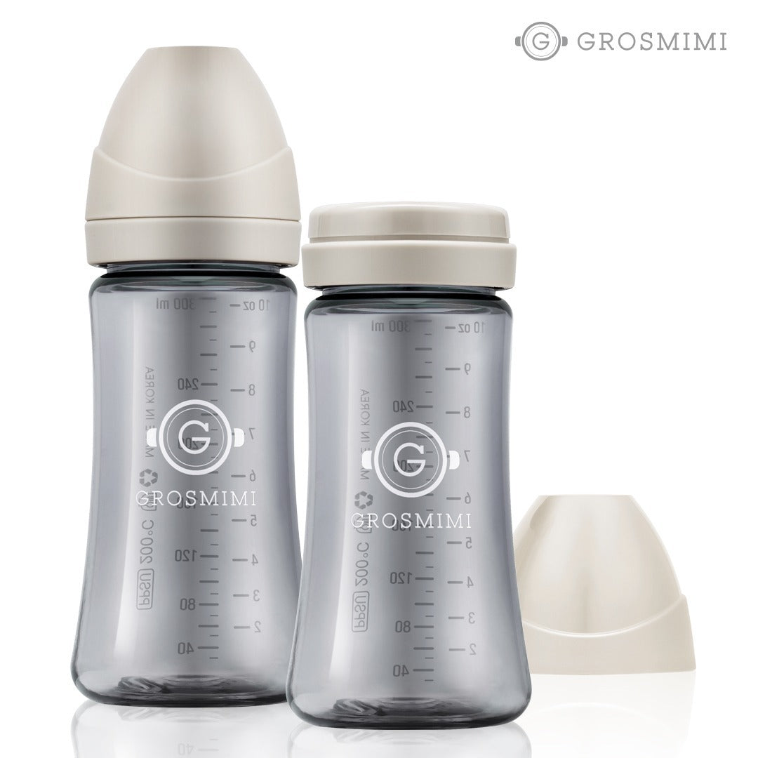 Grosmimi PPSU Dark Series 奶瓶雙支裝 300ml