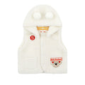 【韓國品牌／中國製】Bebedepino Baby 樹熊 毛毛連帽背心 BP63VT109