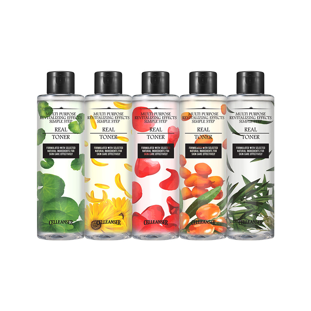 【韓國製】Cellinger 植萃爽膚水 200ml（5款可選）｜補水