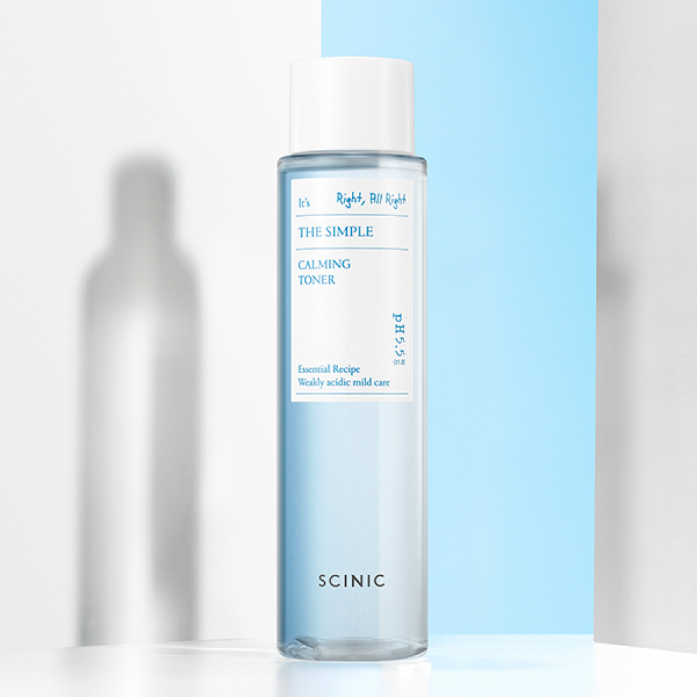 【韓國製】SCINIC The Simple 舒緩爽膚水 145ml（另一款）｜溫和 舒緩