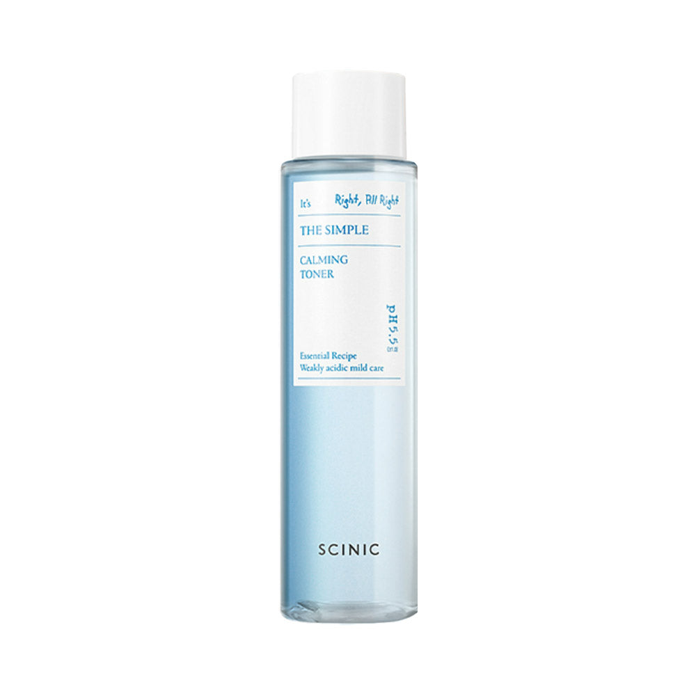 【韓國製】SCINIC The Simple 護膚套裝（爽膚水 145ml×2＋乳液 145ml）｜溫和保濕