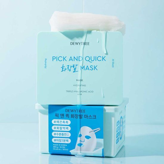 Dewytree Pick & Quick 妝前即用面膜 兩盒裝 (30片+30片) Makeup Base Mask Double Set (30 sheets + 30 sheets)