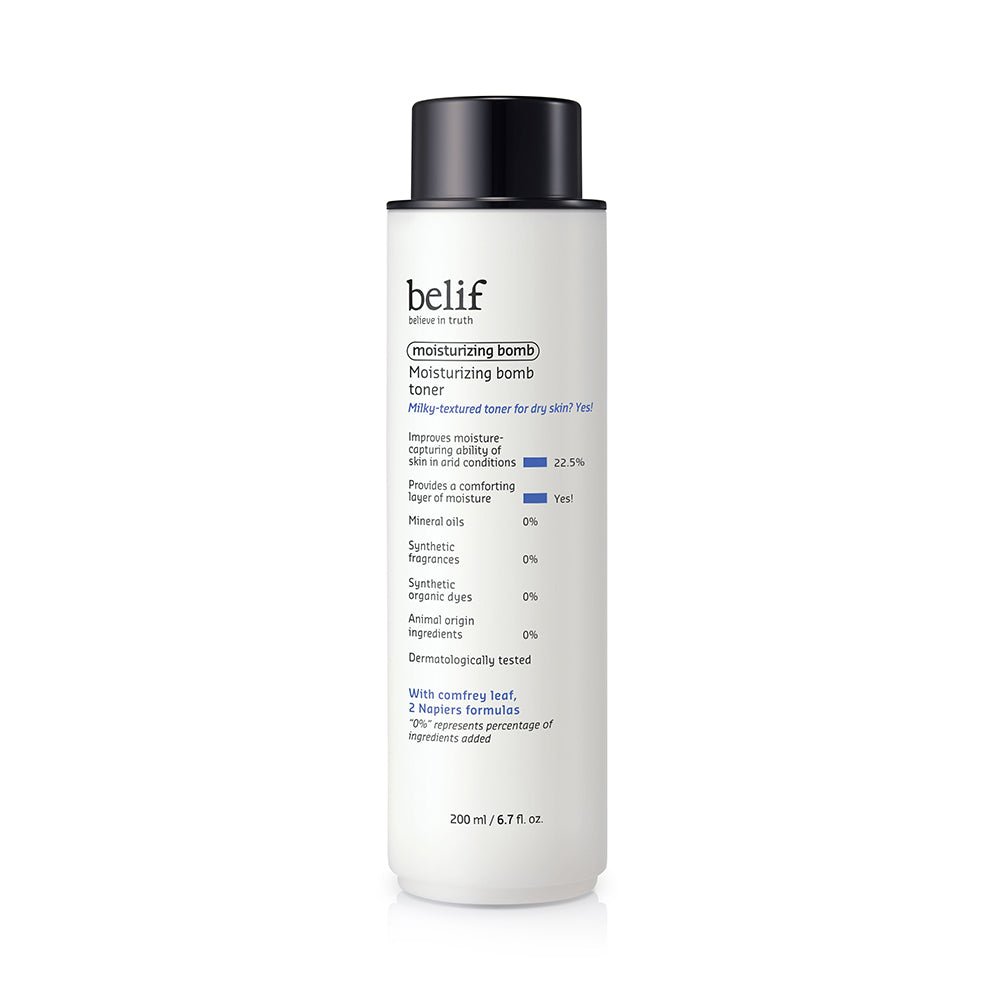 【韓國製】belif 保濕霜爽膚水 200ml｜深層保濕