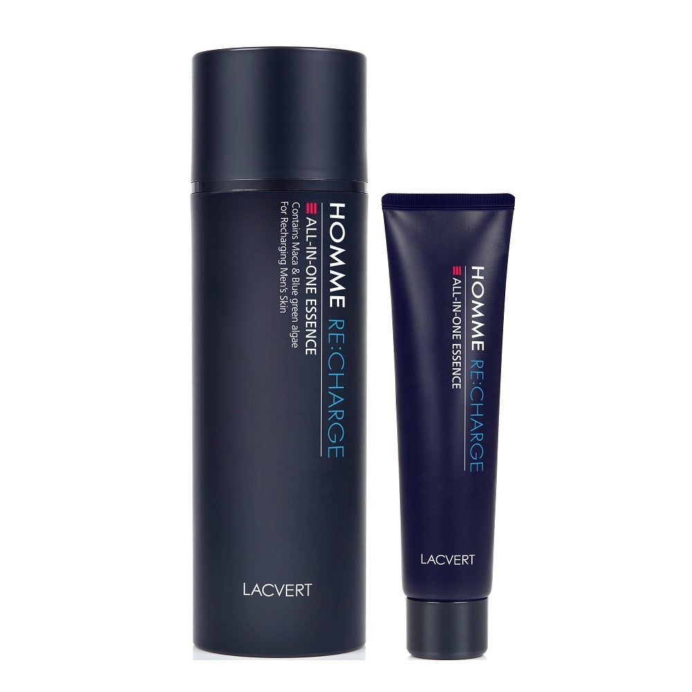 【韓國製】LACVERT 男士 Recharge 多效合一精華 150ml 套裝（＋30ml）｜保濕