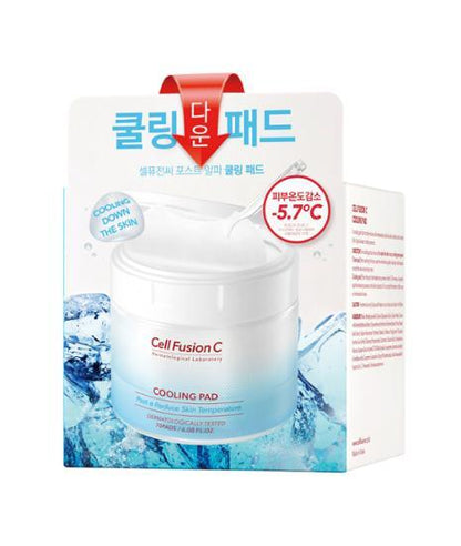 Cell Fusion C 冰河水鎮靜舒緩棉片 70片 Post Alpha Cooling Pad 70pcs