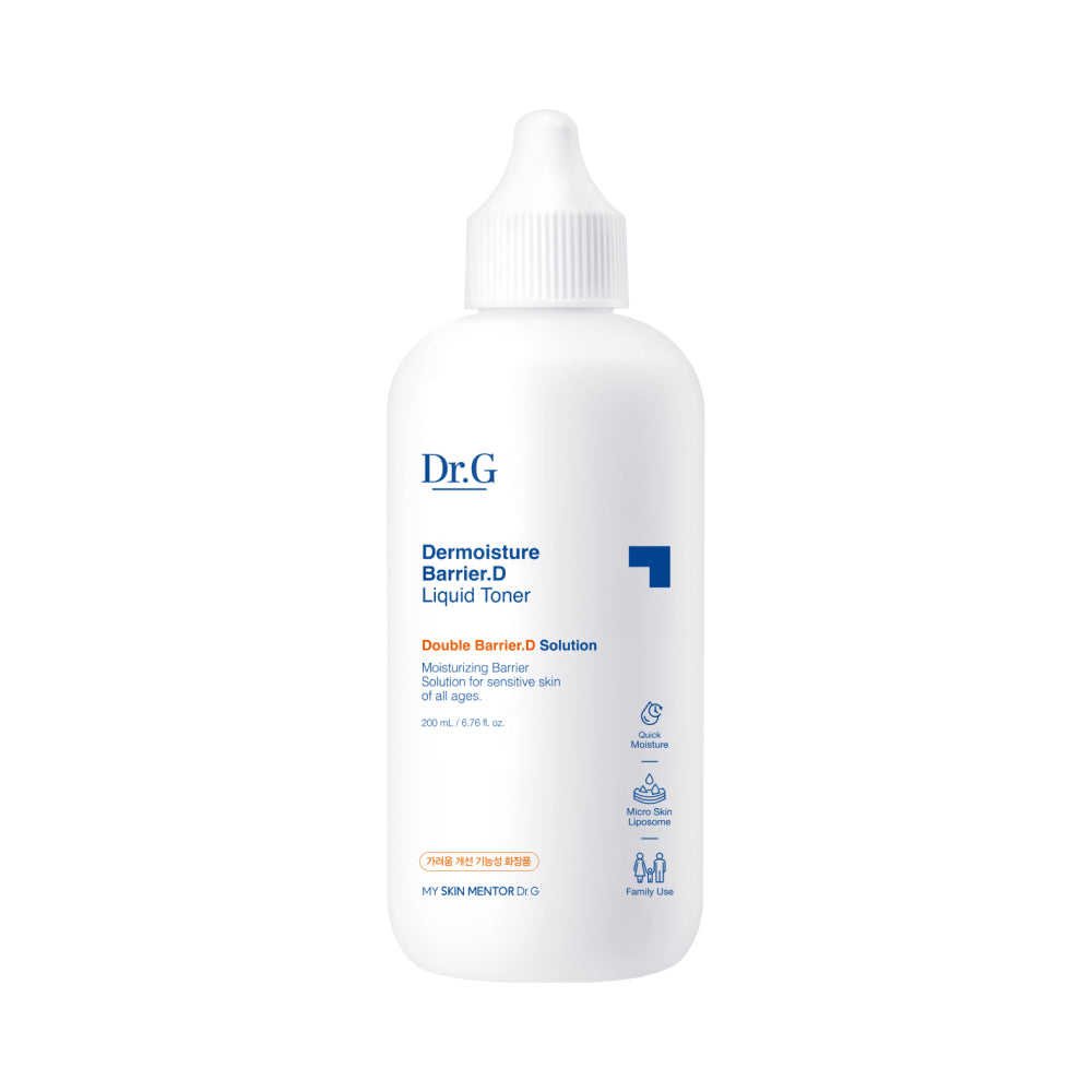 【韓國製】Dr.G 屏障保濕 D 爽膚水 200ml 套裝（＋100ml）｜補水 修護屏障