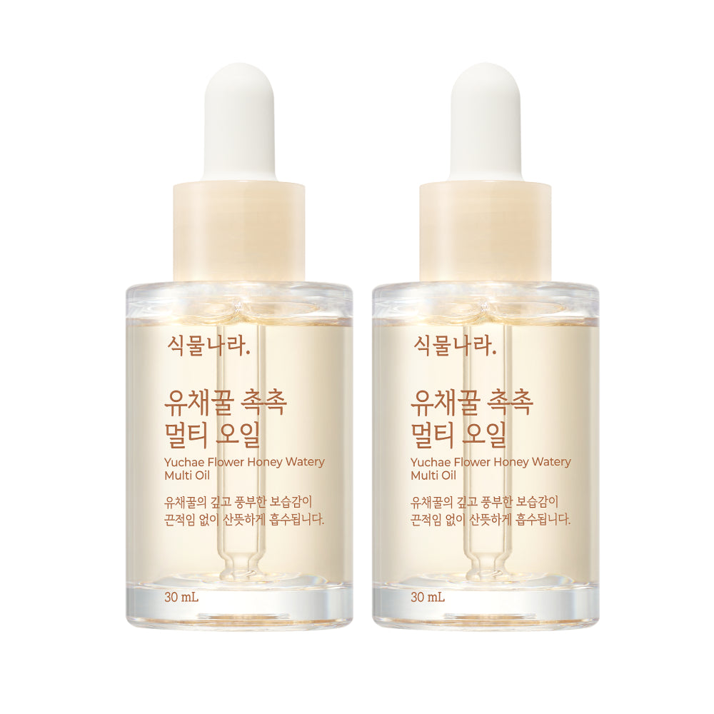 【韓國製】SHINGMULNARA 油菜花蜂蜜多用途油 30ml 雙支裝｜滋潤