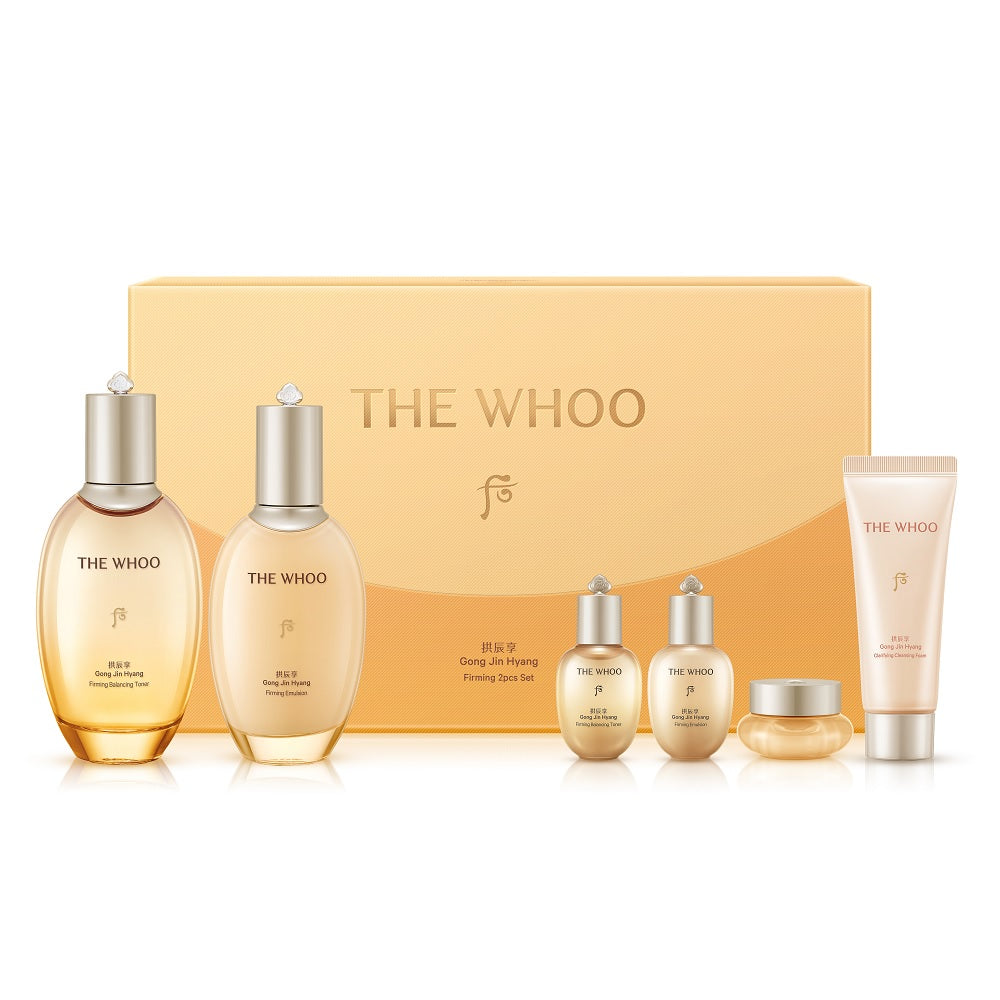 【韓國製】THE WHOO 后 拱辰享 彈力 2件套（爽膚水 150ml＋乳液 110ml）｜滋潤 緊緻