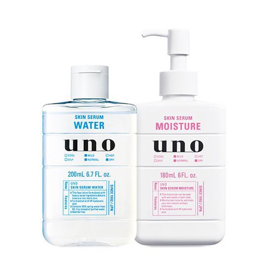 UNO 男士護膚 2件套（爽膚水 200ml＋乳液 180ml）｜保濕