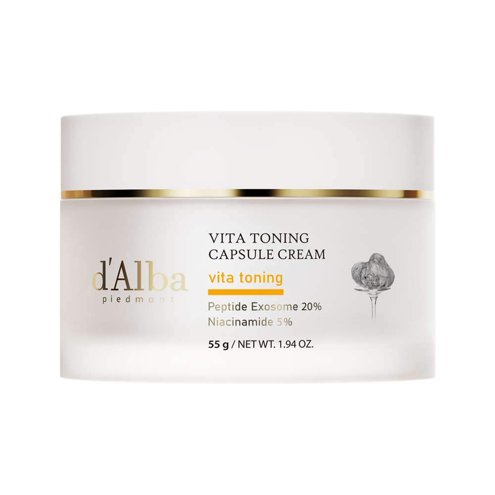 【韓國製】d'Alba 維他亮白膠囊面霜 煙酰胺 5% 55g｜提亮膚色 保濕
