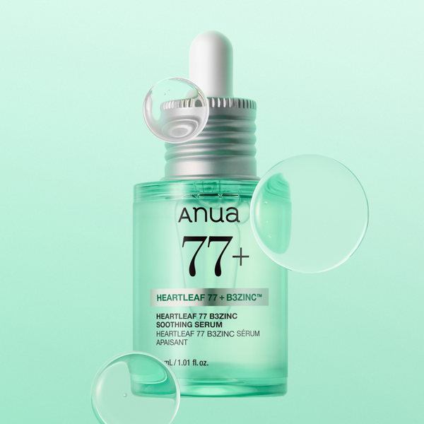 【韓國製】Anua 魚腥草 77 B3 鋅 控痘精華 30ml 補充套裝 PC狗版（＋收納袋）｜控油 暗瘡肌