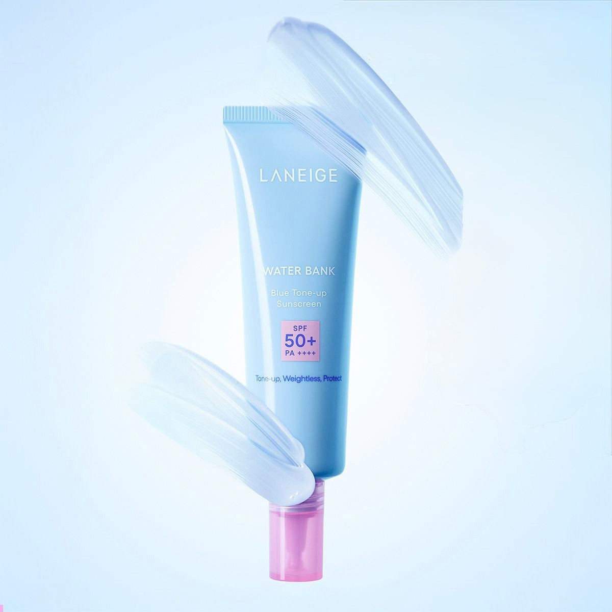 【韓國製】LANEIGE Water Bank Blue Tone-Up Sun Cream 水庫藍色調色防曬霜 50ml（＋25ml）