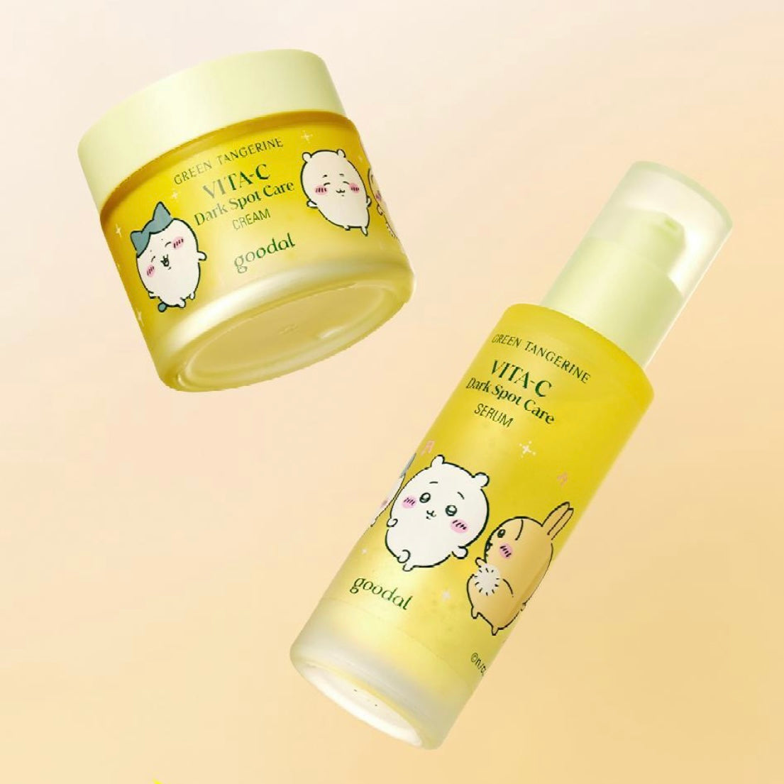 South Korea Goodal x Chiikawa Limited Edition Vita-C Green Orange Whitening and Spot-Blemishing Vitamin C Set