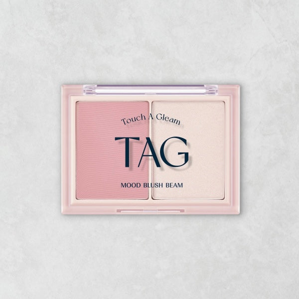 [韓國Daiso代購] TAG 雙色高光胭脂 Touch A Gleam Mood Blush Beam (01, 02 - 共2色)