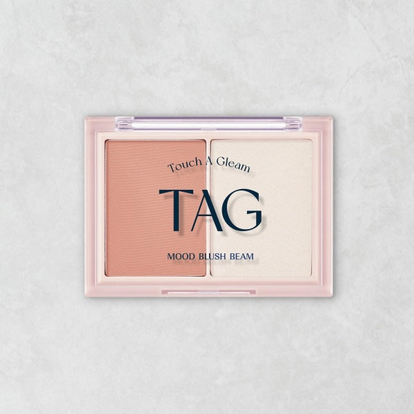 [韓國Daiso代購] TAG 雙色高光胭脂 Touch A Gleam Mood Blush Beam (01, 02 - 共2色)