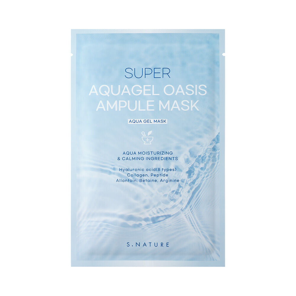 S.Nature 超水感水凝安瓶面膜10片 Super Aqua Gel Oasis Ampoule Mask 10pcs