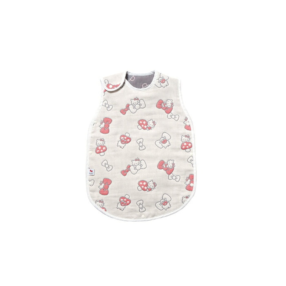 【日本製】HELLO KITTY × Hoppetta 六重紗防踢被 嬰兒睡袋 2尺碼
