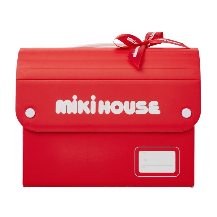 【日本製】MIKI HOUSE DOUBLE_B 黑熊毛絨公仔及小毛巾禮盒套裝 多色