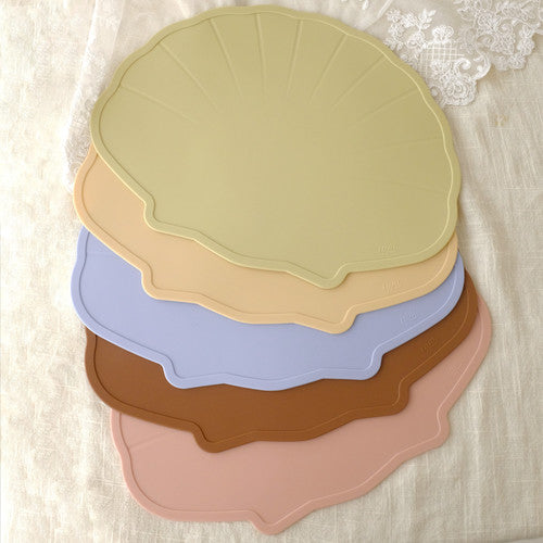 【韓國製】TGM 貝殼 All-Silicone 餐墊