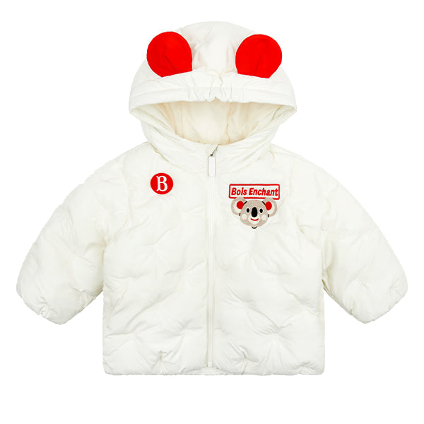 【韓國品牌／中國製】Bebedepino Baby 樹熊 刺繡Welon棉服外套 BP63JP113