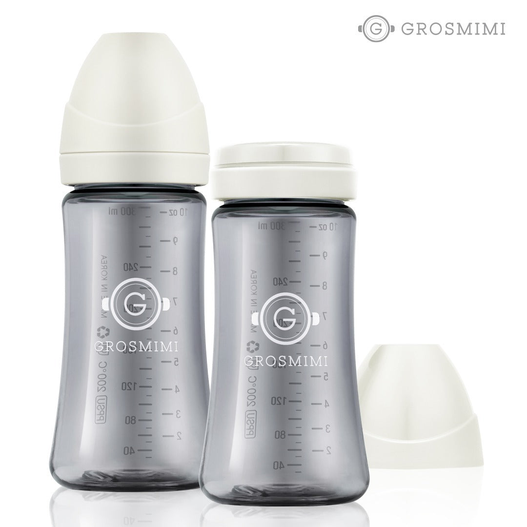 Grosmimi PPSU Dark Series 奶瓶雙支裝 300ml